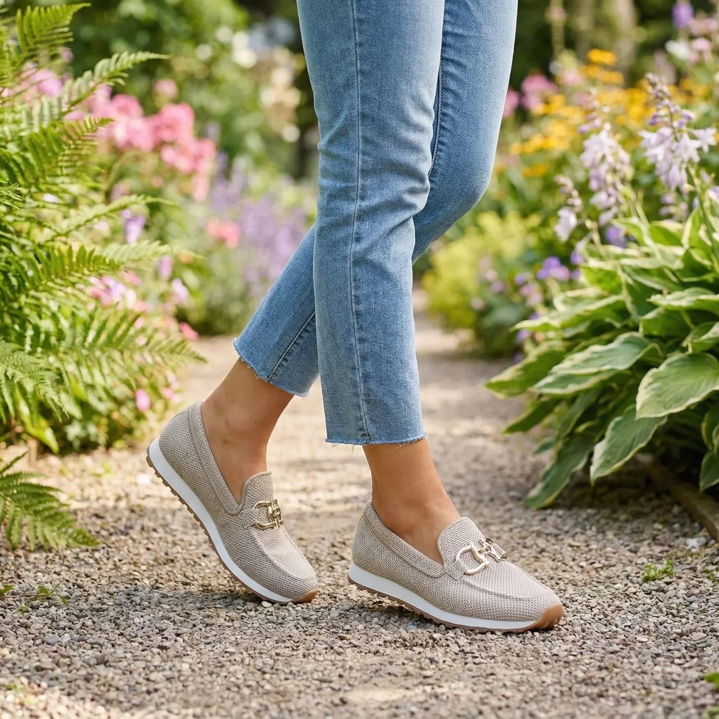 Chiara | Zapatillas deportivas tipo mocasín.